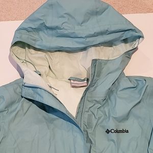 Columbia Arcadia II Rain Jacket Shell  aqua small
